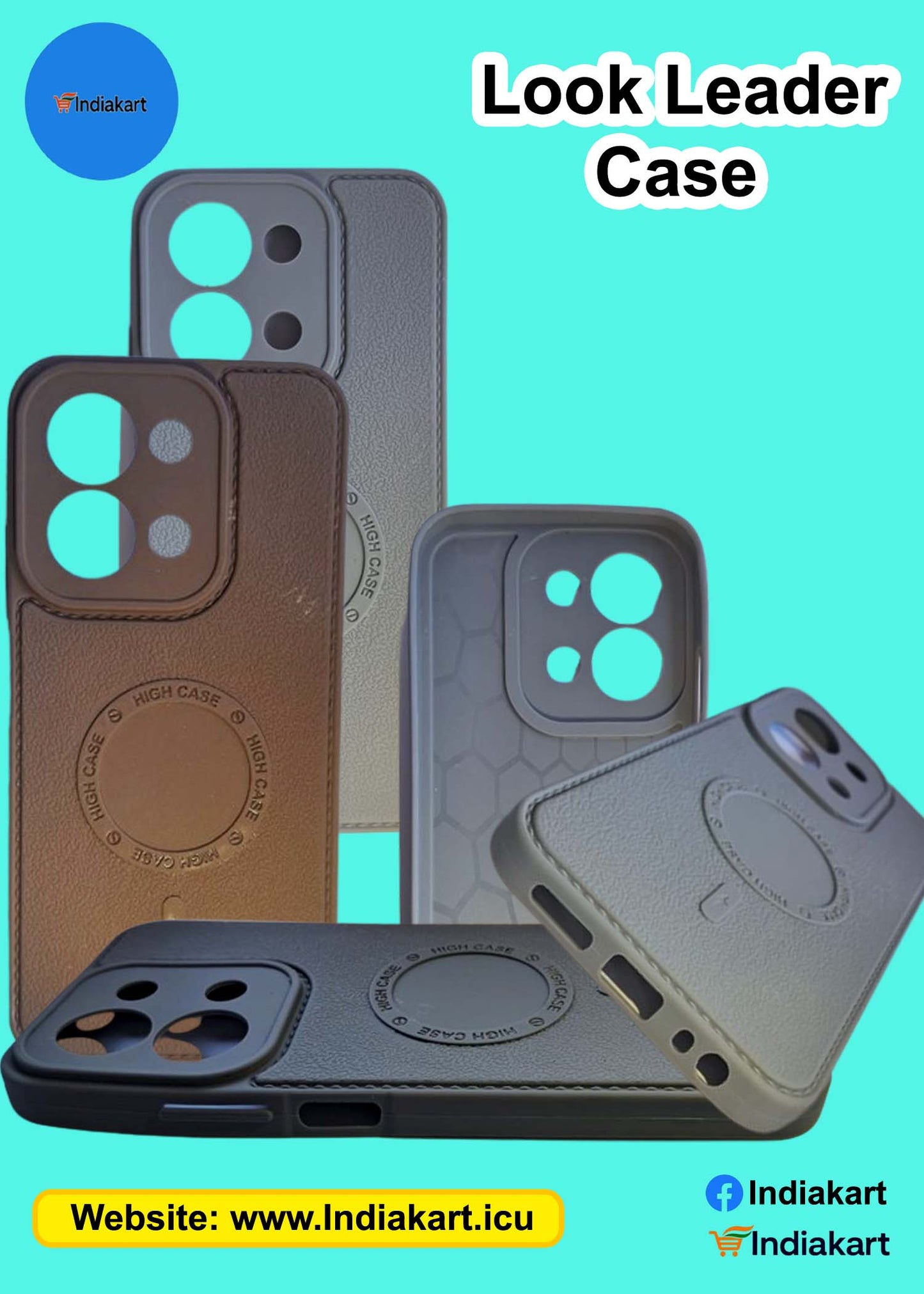 💛MI-15C Mobile Cover, Orginal, Material : Look leader✅,