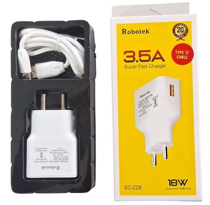 Mobile Charger, 18W Super Fast Charger 3.5A, New, C- type